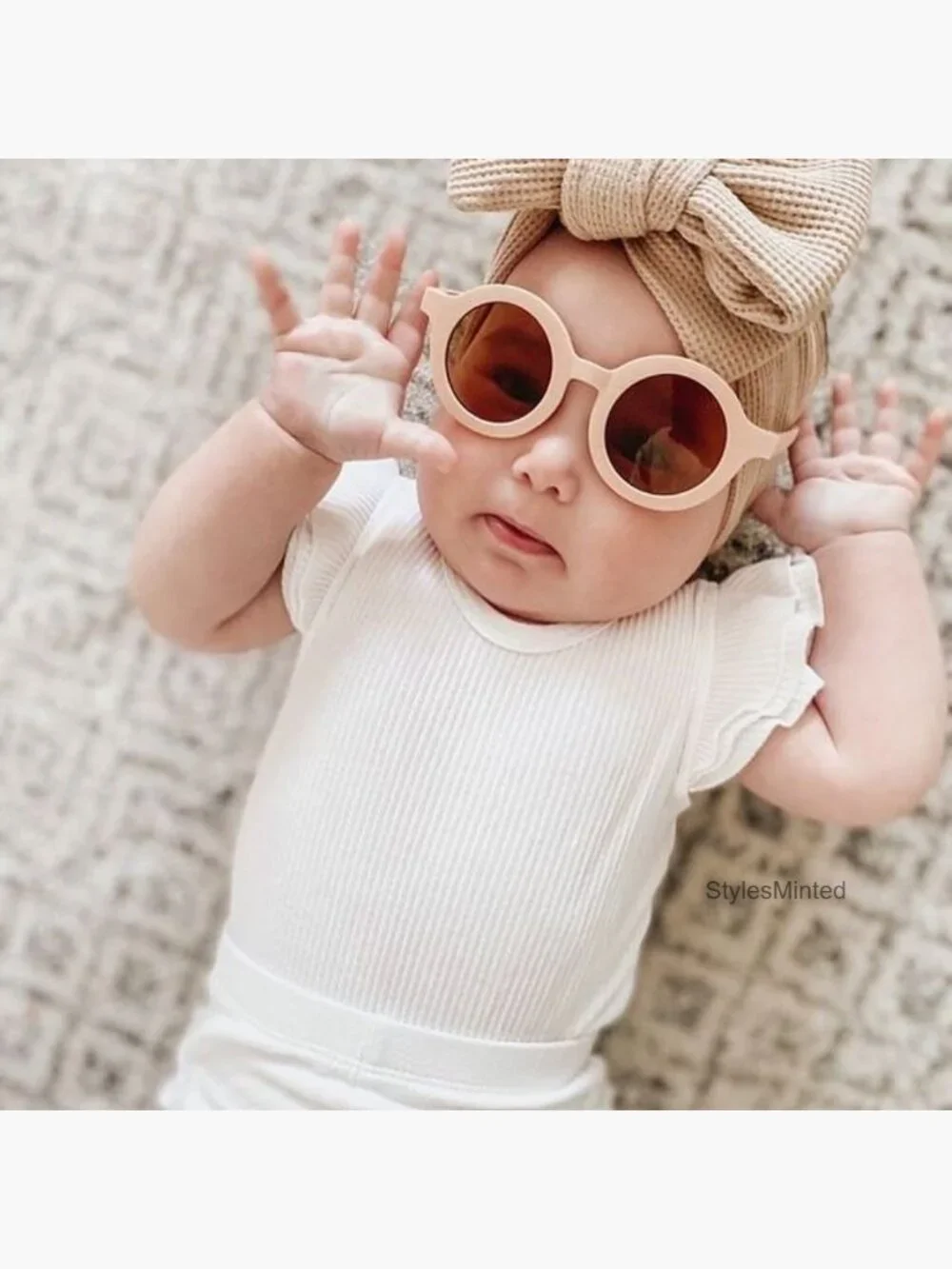 Kids Round UV400 Protection Sunglasses Age 2-8